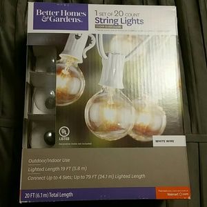 Better Homes & Gardens String Lights! NEW!